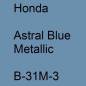 Preview: Honda, Astral Blue Metallic, B-31M-3.